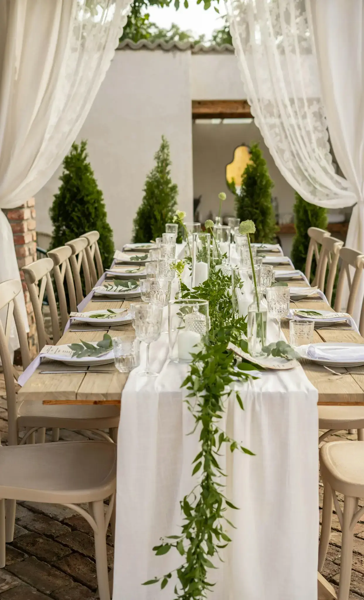 Table dressée par un chef à domicile pour un repas à Aix-en-Provence