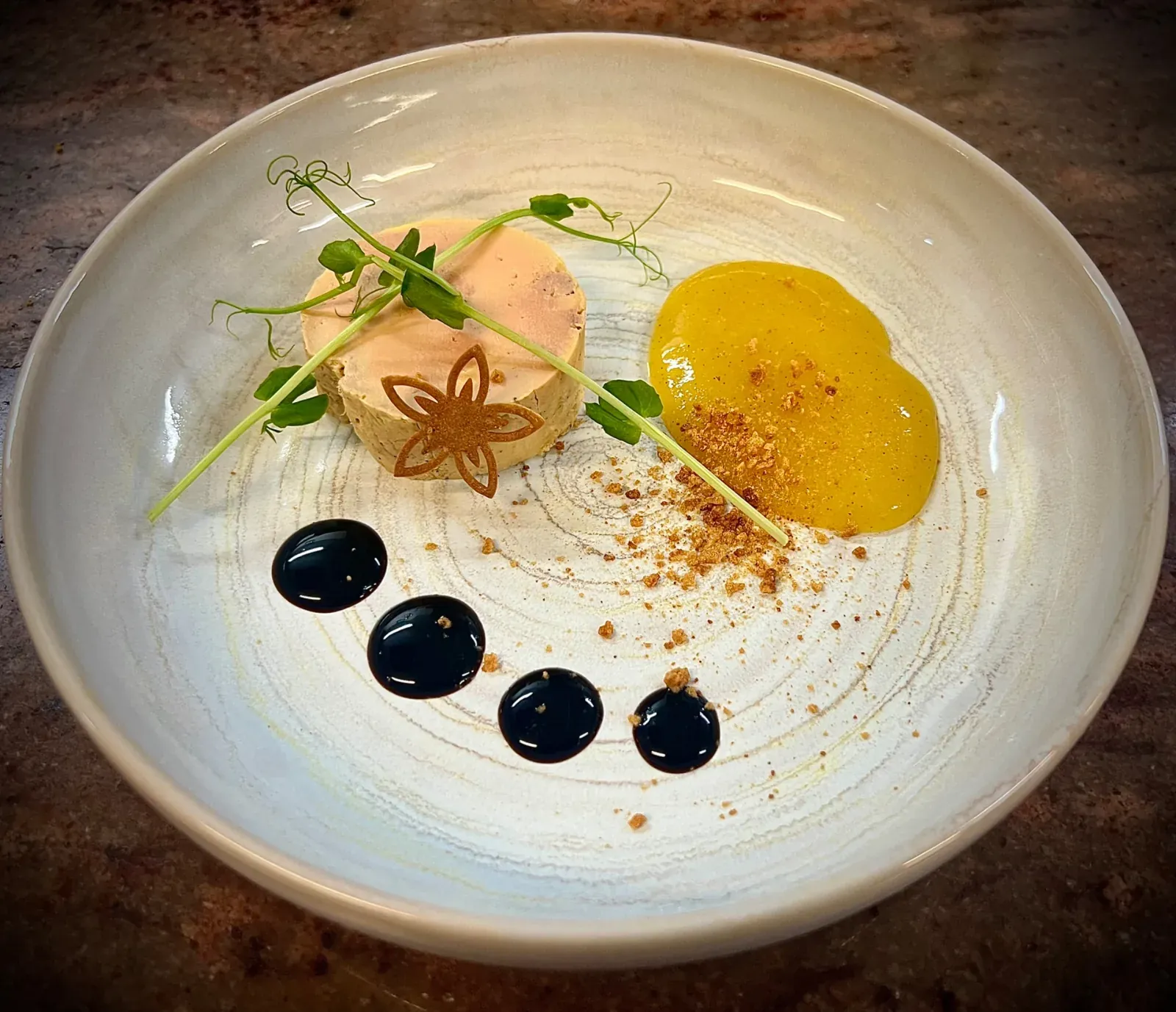 Foie gras maison — Entrée gastronomique chef à domicile Provence