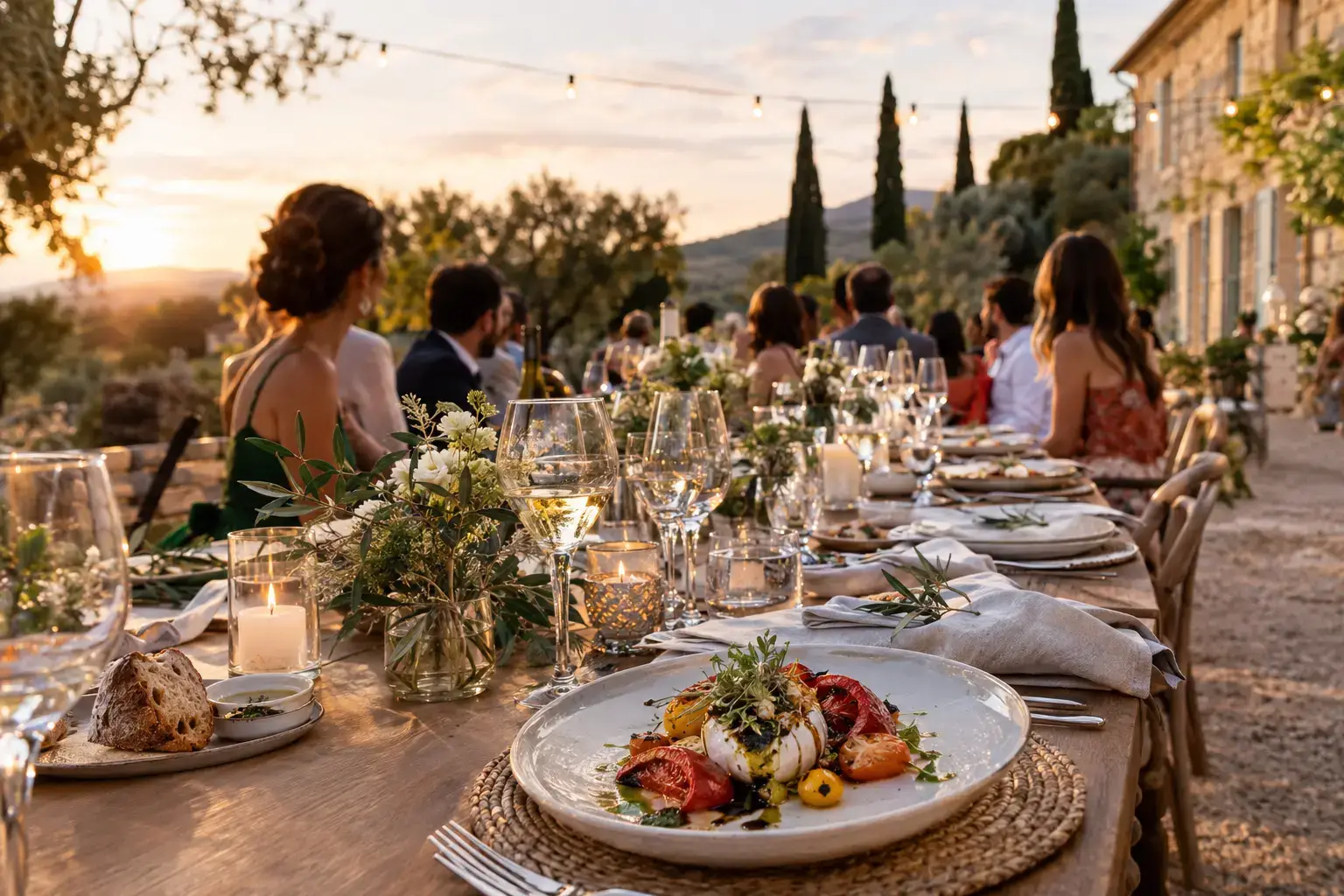 Mariage dans le Luberon pour 25 convives