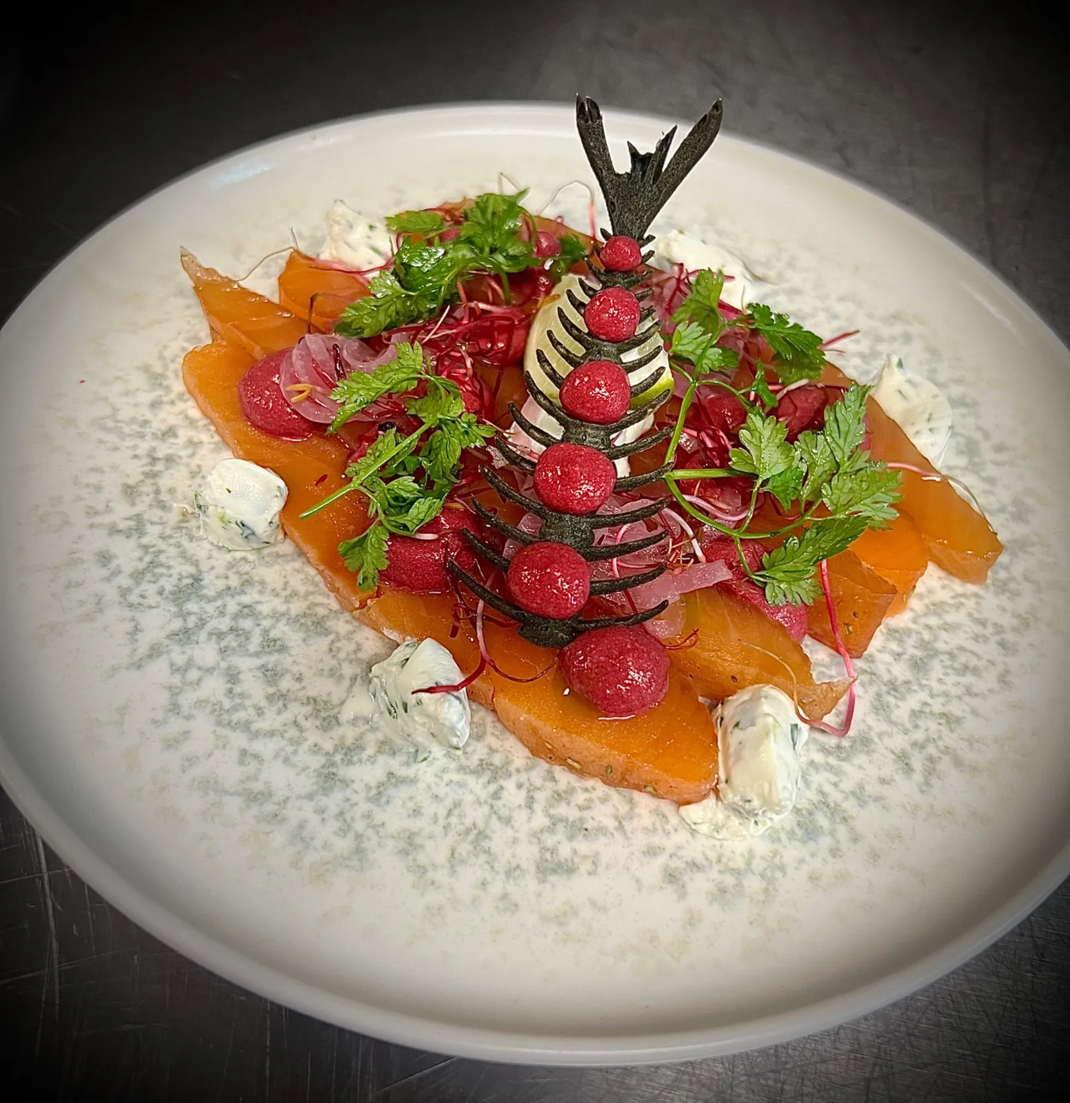 Saumon gravlax — Entrée raffinée